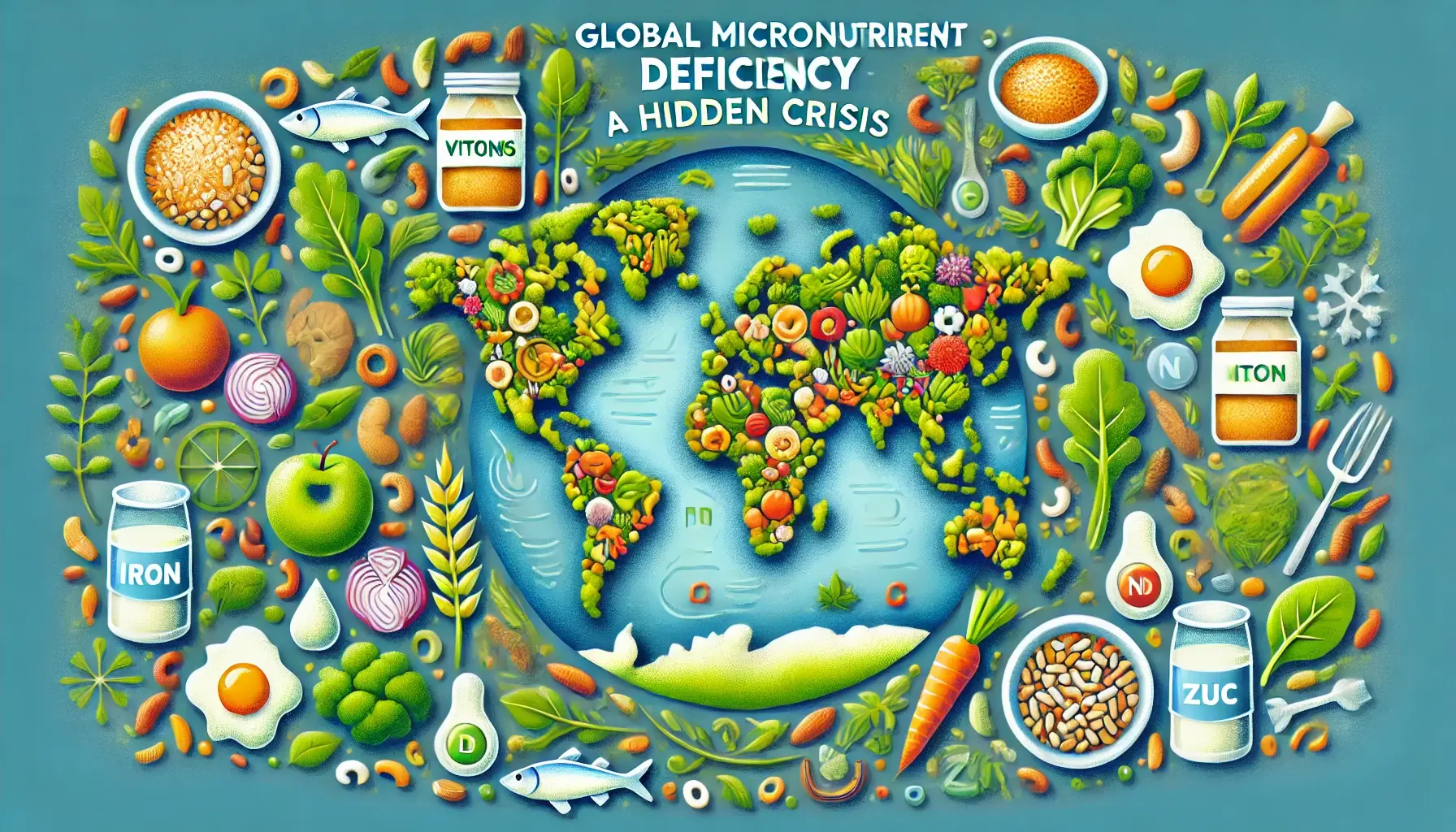 Nutriënt tekorten zijn een groot probleem wereldwijd